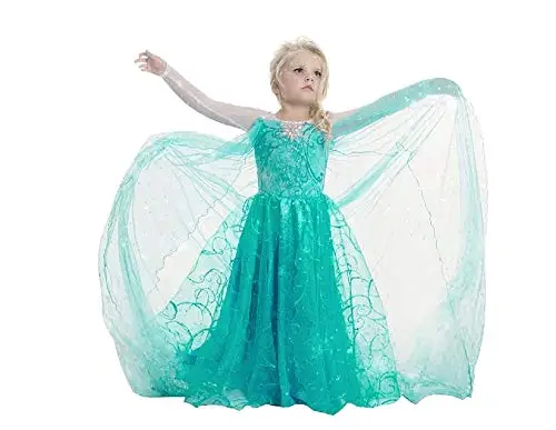 Disfraz de Elsa Frozen, niña de 11 a 12 años, nuevo modelo| | - AliExpress