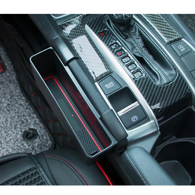 

Central Control Gear Handle Storage Box Storage Box Refit Decoration Car Accessories For Honda Civic 10th 2016 2017 2018 2019