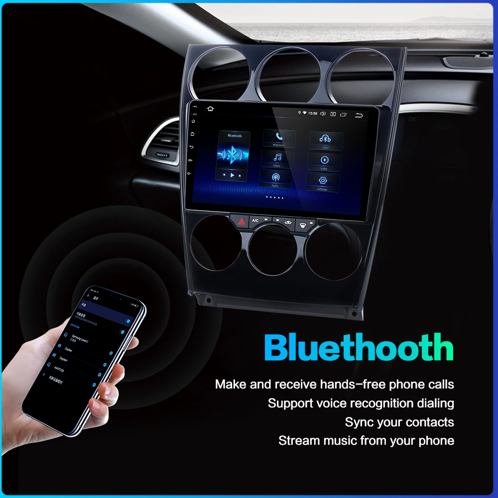 Best for Mazda 6 2006 2007 2008 2009 2010 2011 2012 CarPlay 9" Autoradio Car Stereo Android 9.0 Navigation DSP HDMI entertainment 3 Best for Mazda 6 2006 2007 2008 2009 2010 2011 2012 CarPlay 9" Autoradio Car Stereo Android 9.0 Navigation DSP HDMI entertainment 3