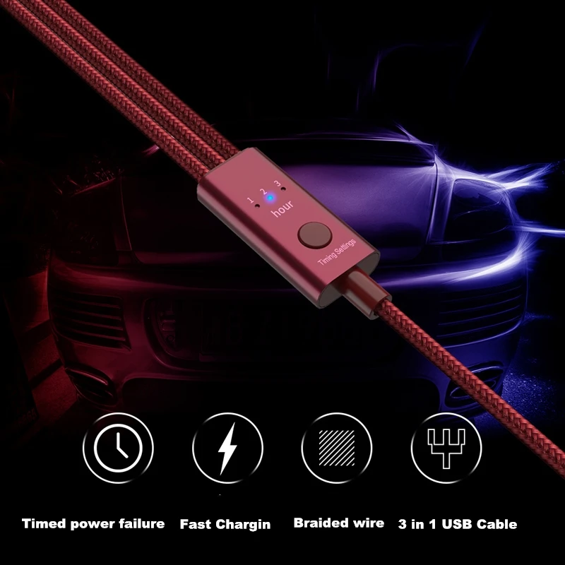 3 в 1 USB кабель для iPhone type-C IOS Android Micro USB samsung huawei P30 mate 30 Кабель зарядного устройства Быстрая зарядка три в одном