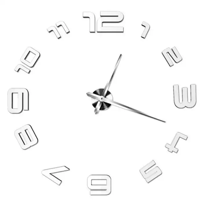 Fashion Simple DIY Wall Clock Large Size EVA Wall Clock Home Decoration TB Sale