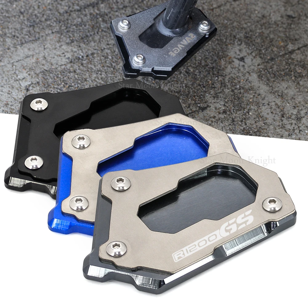 Motorcycle Kickstand For BMW R 1200 GS LC R1200GS ADV R1250GS Adventure R 1250 GS CNC Motorcycle Side Stand Enlarge extension motorcycle kickstand extender motorcycle kickstand