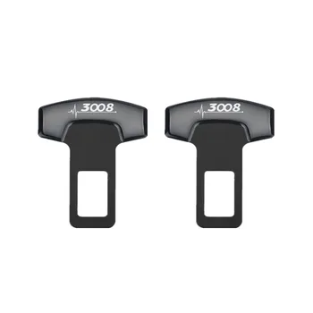 

for Peugeot 3008 accessories Car Belt Buckles Safty Belt Alarm Canceler Stopper 2pcs