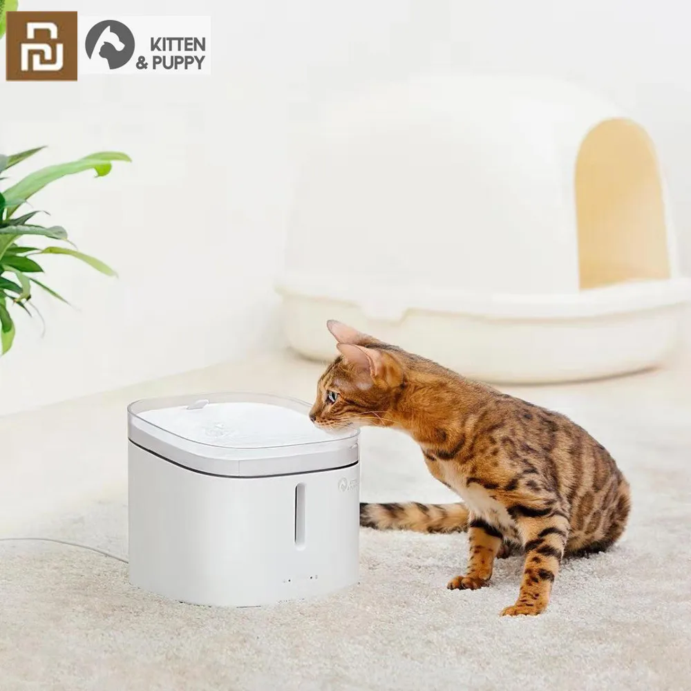 Оригинальный YOUPIN котенок щенок домашнее животное диспенсер для воды Smart собаки