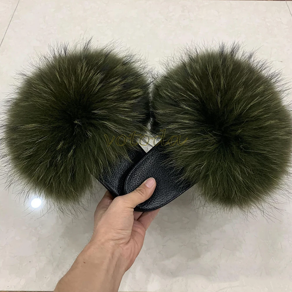 leather girl in boots Summer Kids Fur Slippers Fluffy Raccoon Fur Slides Toddler Furry Fox Fur Flip Flops Children Rainbow Fur Sandal Girls Flat Shoes children's sandals near me Children's Shoes