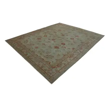 

245x313 Cm Beige Handmade Oushak Rug-8x10 Ft