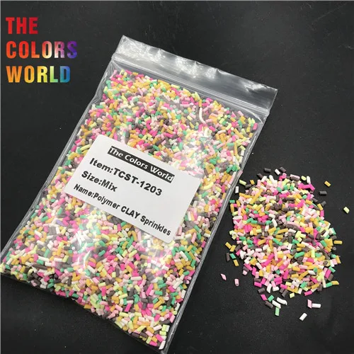 TCST1203 500g Покерная форма, полимерная глина, посыпает горячую мягкую глину, посыпает Красочные украшения для дизайна ногтей, пластиковые изделия, маленькие милые аксессуары - Цвет: TCST1203 500g