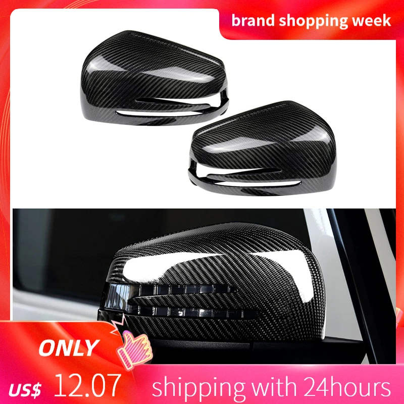 

Side Wing Rear View Mirror Cover Rearview Mirror Caps Fit For Mercedes A B C E S CLS GLK CLS Class W204 W212 W207 W176 W218