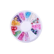 Маникюрные принадлежности фрукты ruan tao pian ногтей стикер смайлик Маникюр патчи для ногтей орнамент цветок стикер s