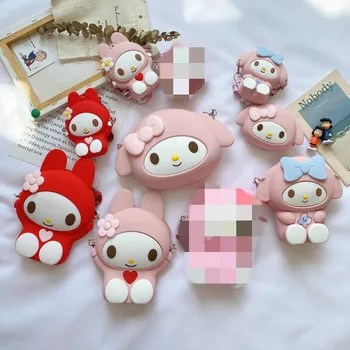 

Soft Silicone Women's Bags Cute Cartoon Messenger Bags Female Cute Bunny Shoulder Bags Fashion Kawaii Crossbody Flap Handbags