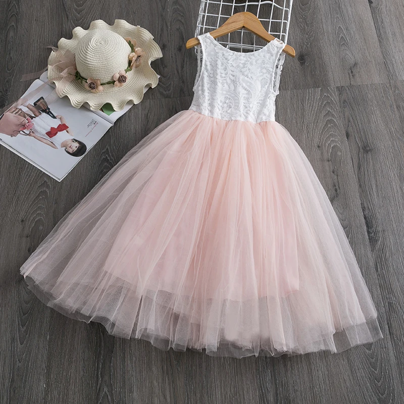 lace tutu flower girl dress
