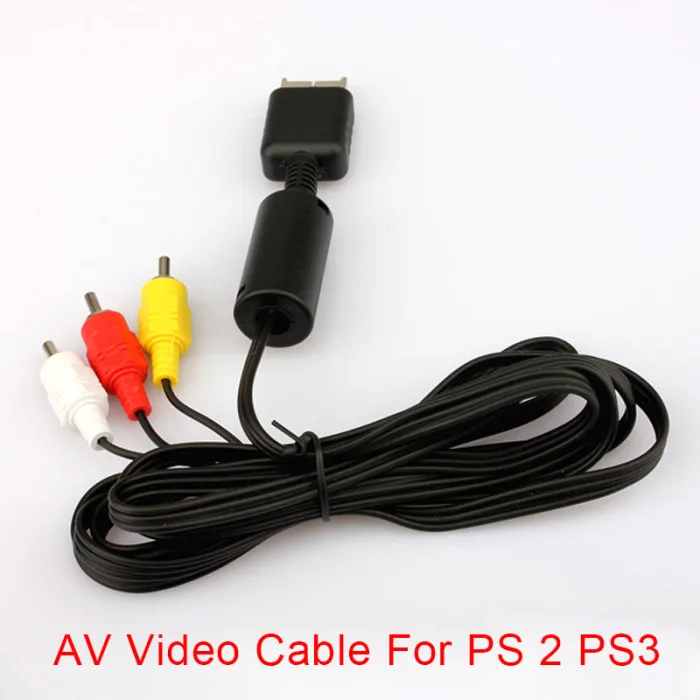 AV аудио видеокабель шнур для sony playstation PS2 PS3 консоли системы ING-SHIPPING