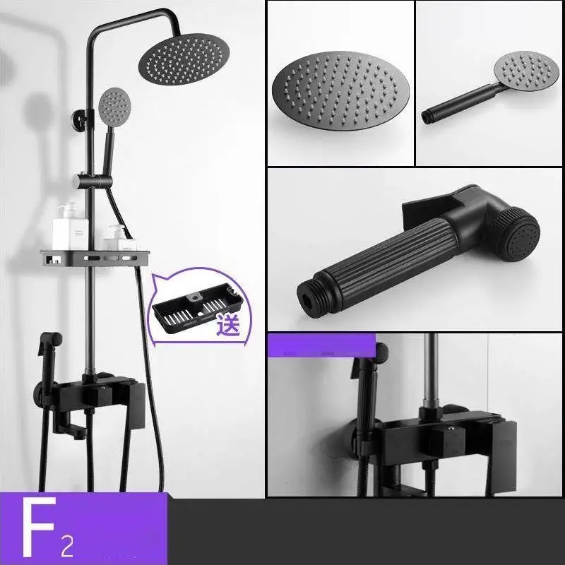 Regendouche Black timna Douchette Regadera De Prysznic панель Ducha Painel Doucheset Eletrico Chuveiro душ для ванной комнаты - Цвет: Number 14