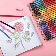 Brutfuner 48/72/120/150/180 акварельные карандаши деревянный набор цветных карандашей Lapis(жидкокристаллический дисплей) алмазов картина подарки для детей школьные принадлежности