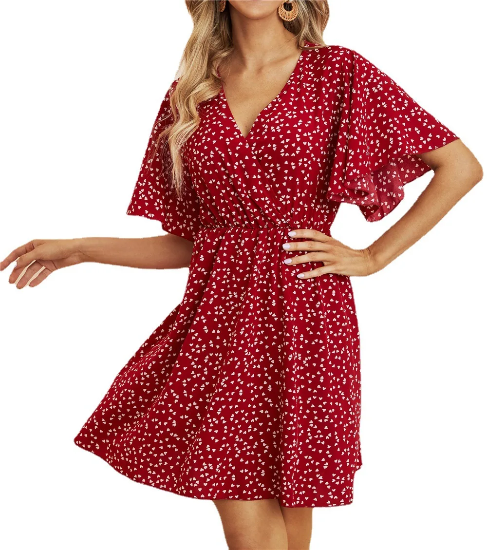 

Vestido Sexy Short Dress Floral Off The Shoulder Midi Dress Summer Clothes For Women