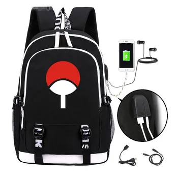

Naruto backpack Uzumaki Naruto Trendy usb laptop school bag for girls boys teenagers children's cool mochila feminina