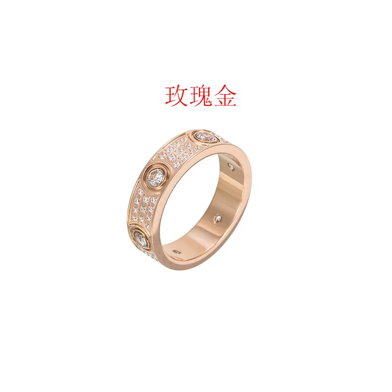 2025 Stainless Steel Ring With Stone full Crystal For Woman Girl woman rings