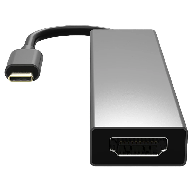 Хит-Thunderbolt 3 хаб Usb-C Usb 3,1 type C до 3Xusb3. 0 хаб Tf sd-карта 5в1 кабель мини многопортовый адаптер для Macbook Pro