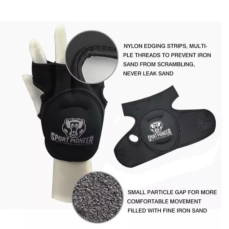 1kg Weight Gloves Women and Men Fitness gym Sports Body Building Hand Protector Gloves