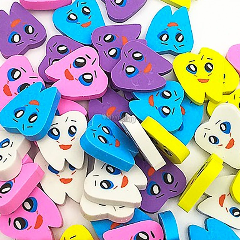 Gomme A Effacer Le Blanchiment Des Dents Paquet De 50 Pieces Sac Pour Dentiste Et Clinique Cadeau Pour Enfant Aliexpress