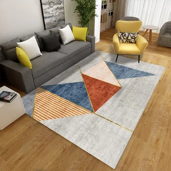 

Nordic Modern Abstract Geometric Figures Carpet Polyester Rug and Carpets for Living Room Floor Child Kids Play Mat Bedroom Mat