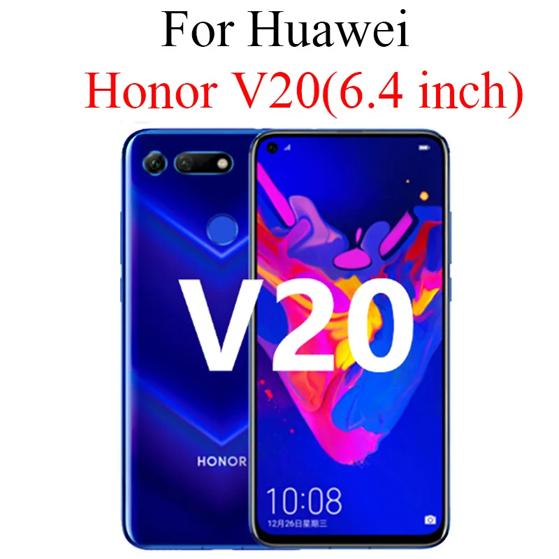 For Honor V20 Защитный Стекло на huawei Honor 20 Pro Lite Броня защитное стекло Защита для Huewei Xonor V закаленное вид Экран протектор - Цвет: For Honor V20