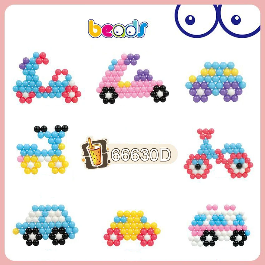 DOLLRYGA 66630 pegboard липкие водные бусины аксессуары предохранитель бусины головоломки Аква головоломка beadbond развивающие игрушки diy волшебные шарики
