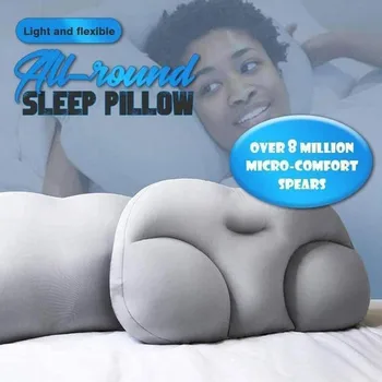 

All-round Sleep Pillow Cloud Pillow Neck Support Pillow Butterfly Shaped Ergonomic Pillow Foam Soft Orthopedic Neck Pillow