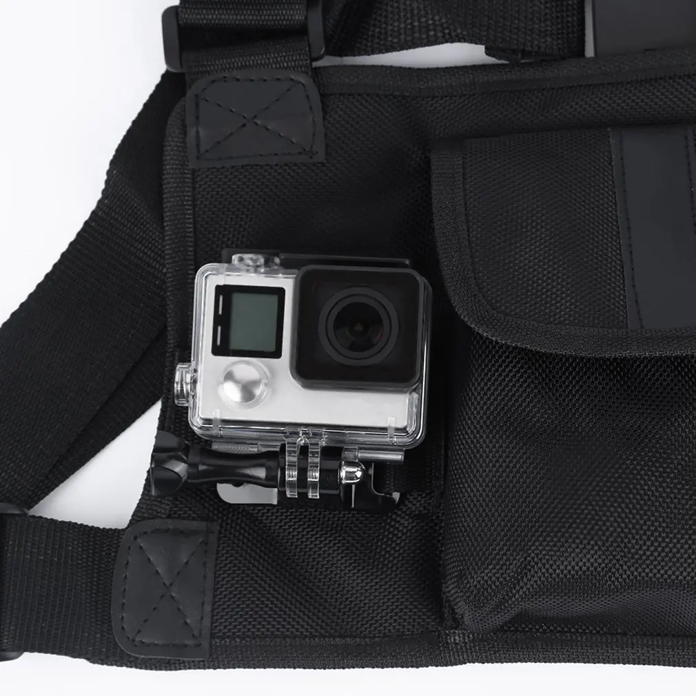 Vamson для Gopro аксессуары нагрудный ремень многофункциональный нагрудный ремень Страховочная привязь с ремнем для GoPro Hero 4/3+/3/2/1