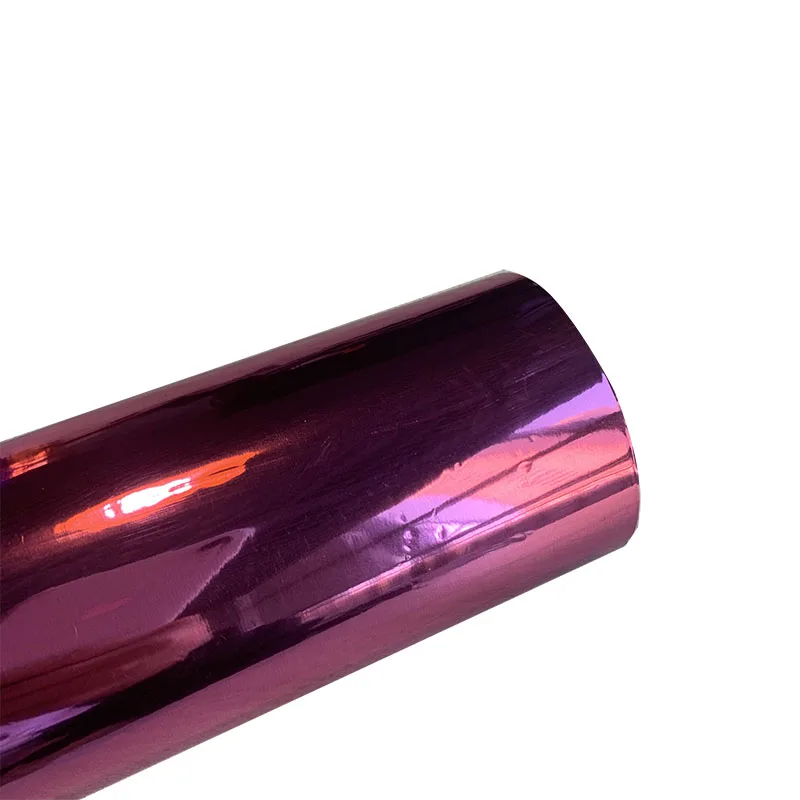 pink 1 рулон 16 см x 120 м 10 цветов горячего тиснения Фольга теплопередачи салфетка позолота ПВХ визитная карточка тиснение - Цвет: pink