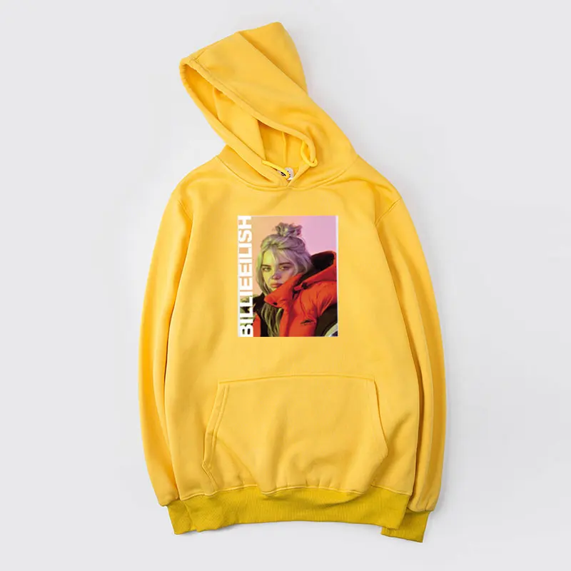 21 Новинка Billie Eilish толстовки женские хип-хоп зимние длинные рукава Мужская/Женская толстовка высокое качество хлопок толстовки мужские/женские - Цвет: 21