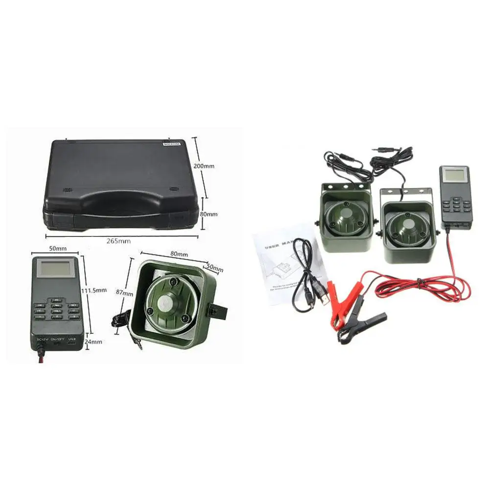 

BK1518B 2*50W 150dB Electronics Hunting Bird Caller Sounds Player Hunting Decoy 200 Bird Voice Caller