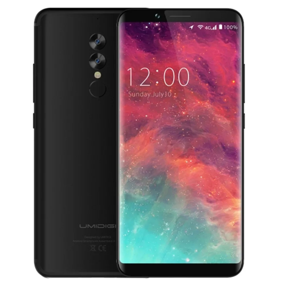 UMIDIGI NOA-N8 4G LTE odblokowany smartfon 4GB RAM 64GB ROM 6.0 ''pełny ekran 5100mAh Helio P20 Octa Core Fingerprint telefony komórkowe