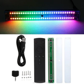 

Dual 30 Colorful Music Spectrum Level Indicator Stereo Amplifier VU Meter N13 20 Dropshipping