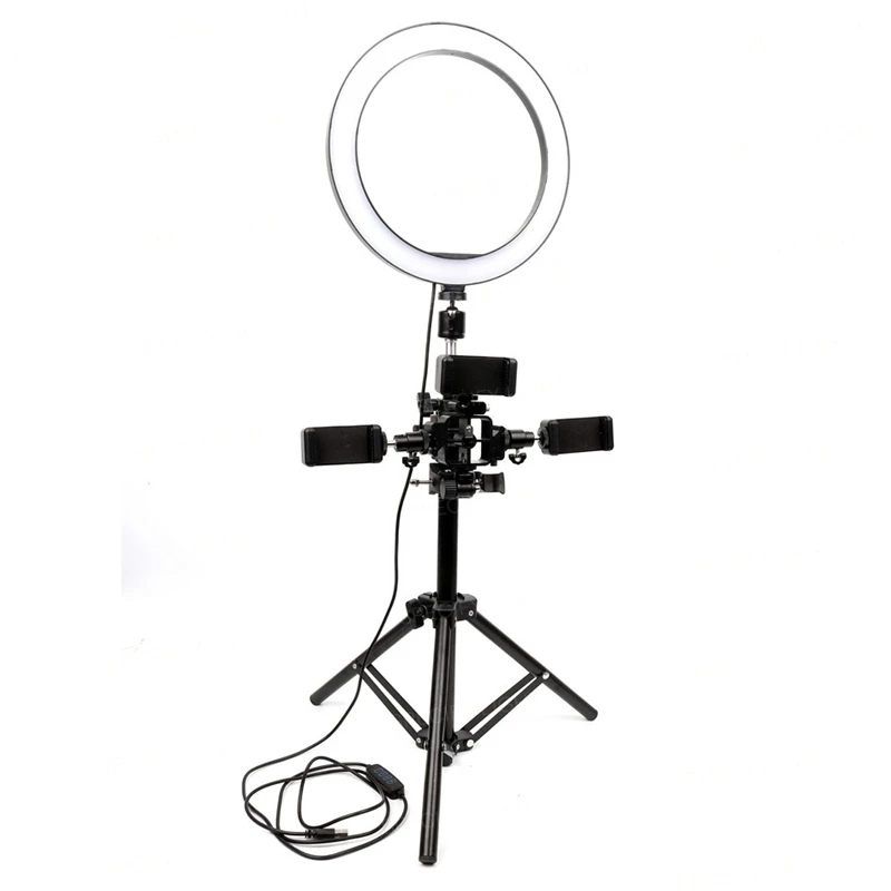 1" 26 см светодиодный студийный кольцевой светильник для камеры Фото ...