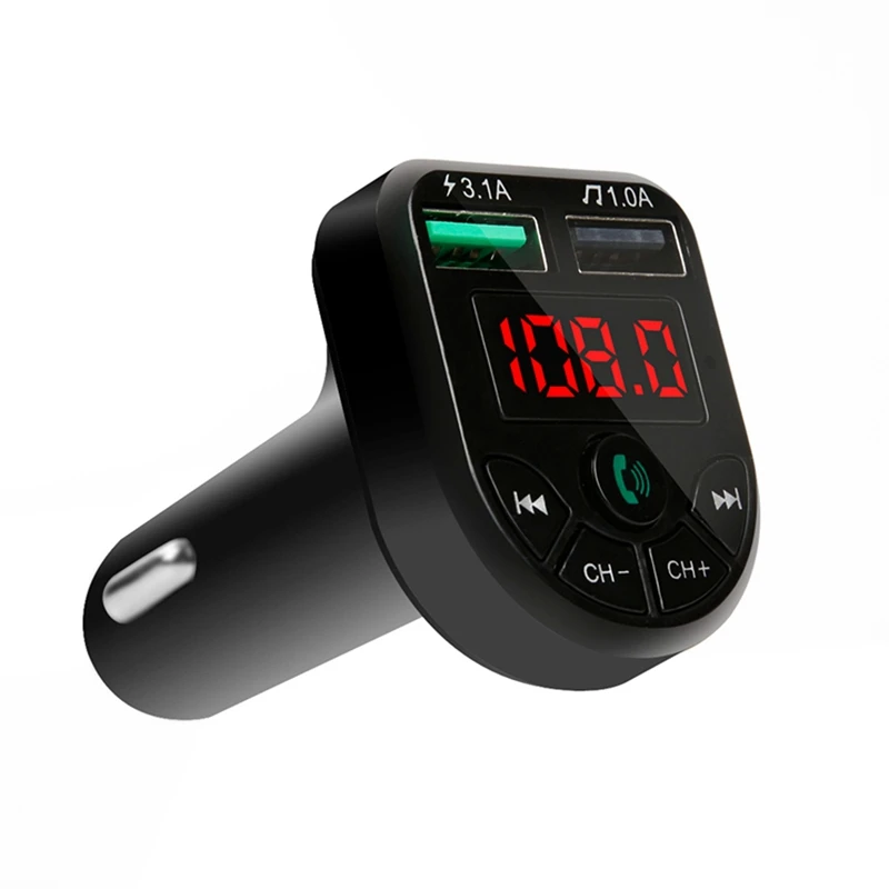 

Car USB Charger Bluetooth FM Transmitter Wireless Radio MP3 Player Adapter TF U Disk Music Player