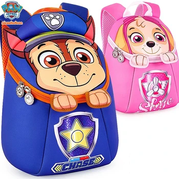 

New hot Genuine Paw Patrol 30-33cm Children School Backpack kids Bag chase skye doll children toy for age 2-6 years ANTI-LOST