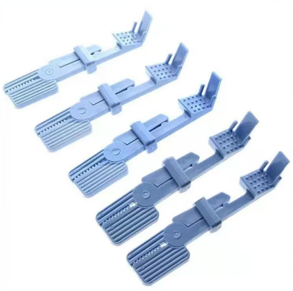 3pcs Dental X-Ray Film Holder Plastic X Ray Film Clip Snap Clip White/Blue Plastic Dental Lab Instrument Tool Radiograph Holder