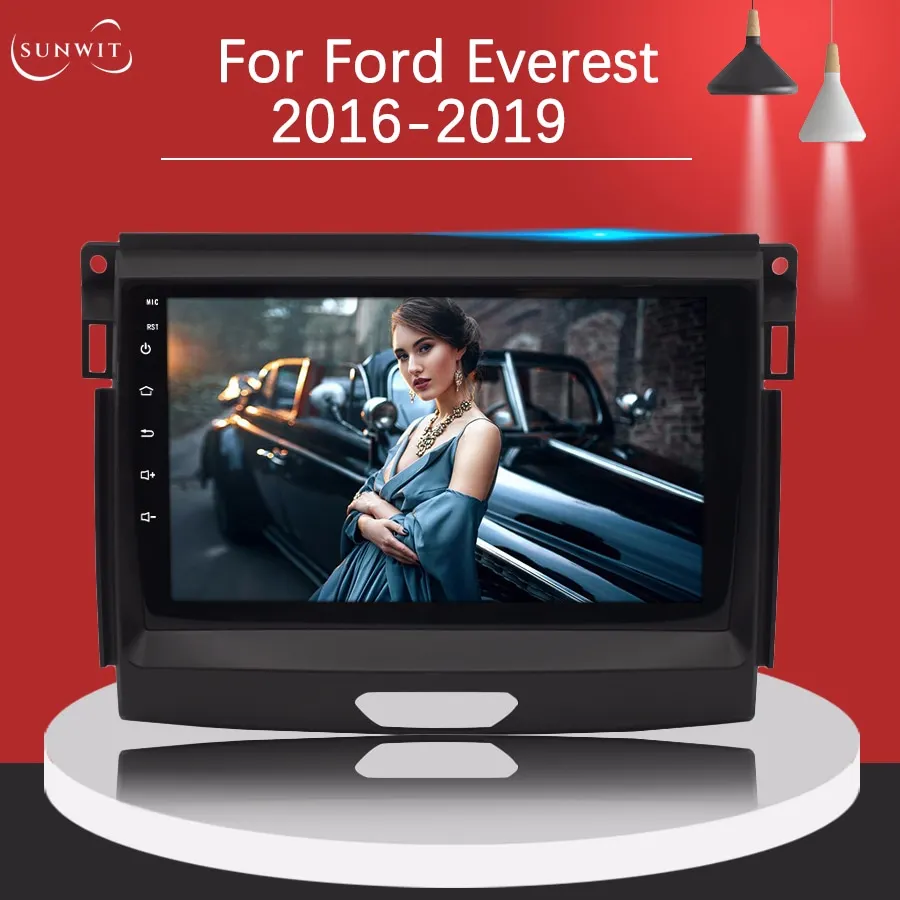 1Din Android автомобильный экран для Ford EVEREST 2016-2019 автомобильное радио Bluetooth стерео