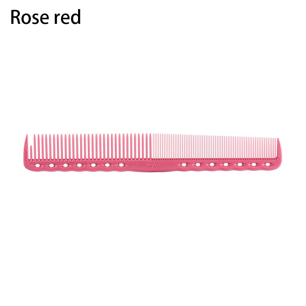 rose red 1 шт. Профессиональный антистатический салон Flattop режущий гребень углеродистая Антистатическая Парикмахерская щетка для женщин Инструменты для укладки волос - Цвет: rose red