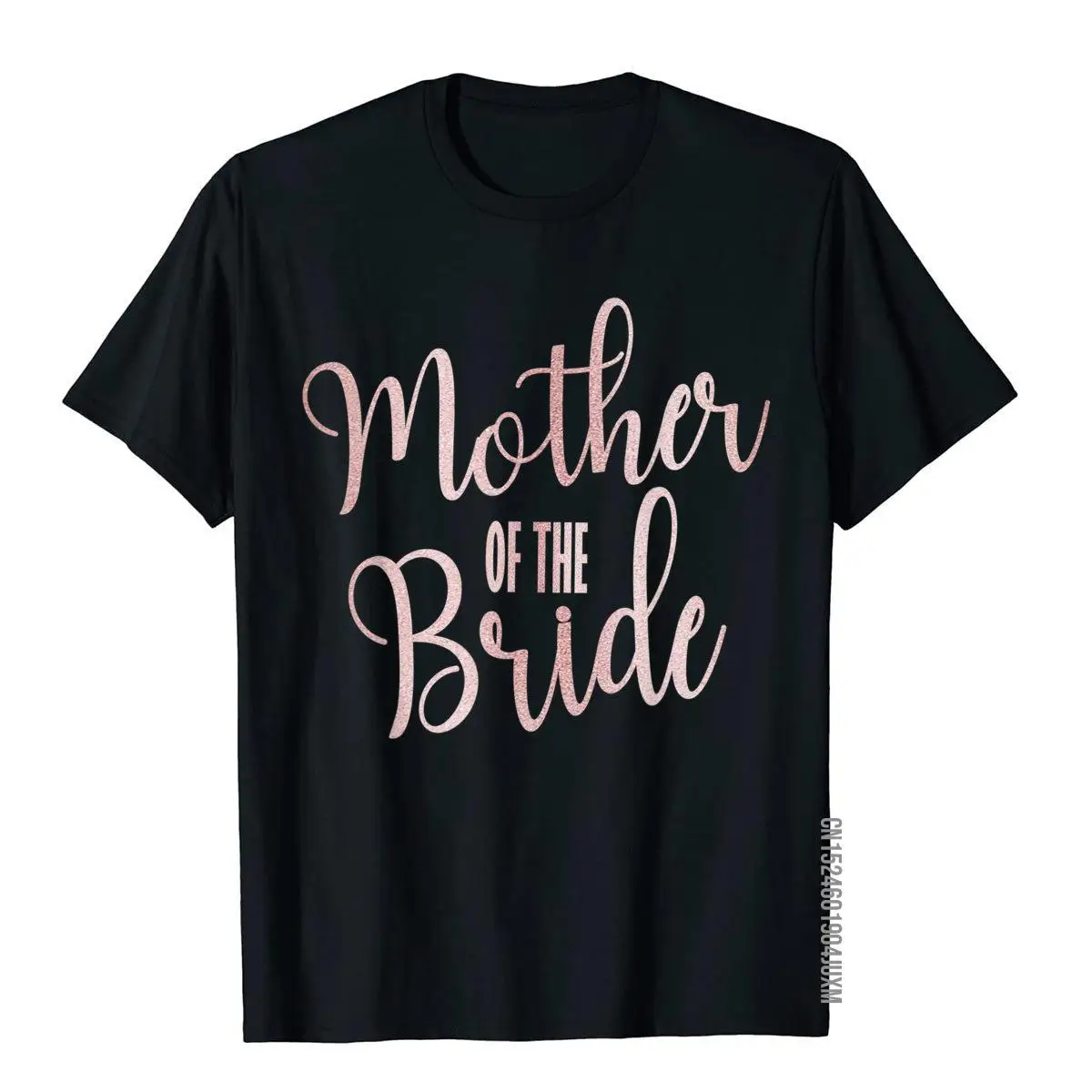 Mother Of The Bride Wedding Party Gift T-Shirt__97A370black