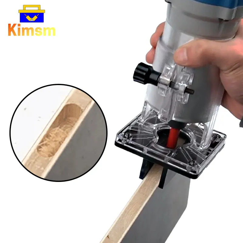 65MM Trimming Machine Base For Woodworking DIY Trim Router Bracket ...