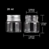 3pcs 20ml 37*40mm Glass Bottles with Aluminum Lids Spice Jars Storage Bottles Pill Container Candy bottles 2