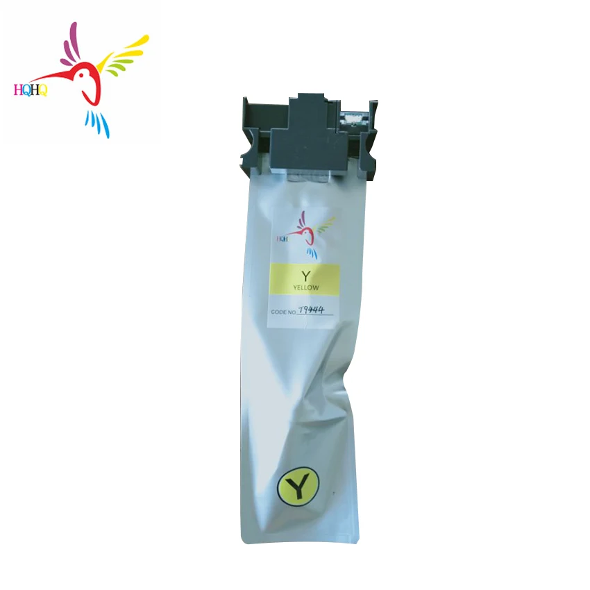 Yellow 4 цвета/набор T9441-T9444 чернил для Epson WorkForce Pro WF-C5290/C5790/C5210/C5710 принтер с пигментными чернилами и чипом(EUR - Цвет: Yellow