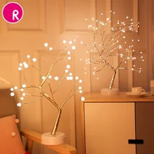 

Magixun 36/108 Leds Creative Led Desk Tree Lamp/Copper Wire Tree Light Branches Table Lamps/Battery or USB Night Light
