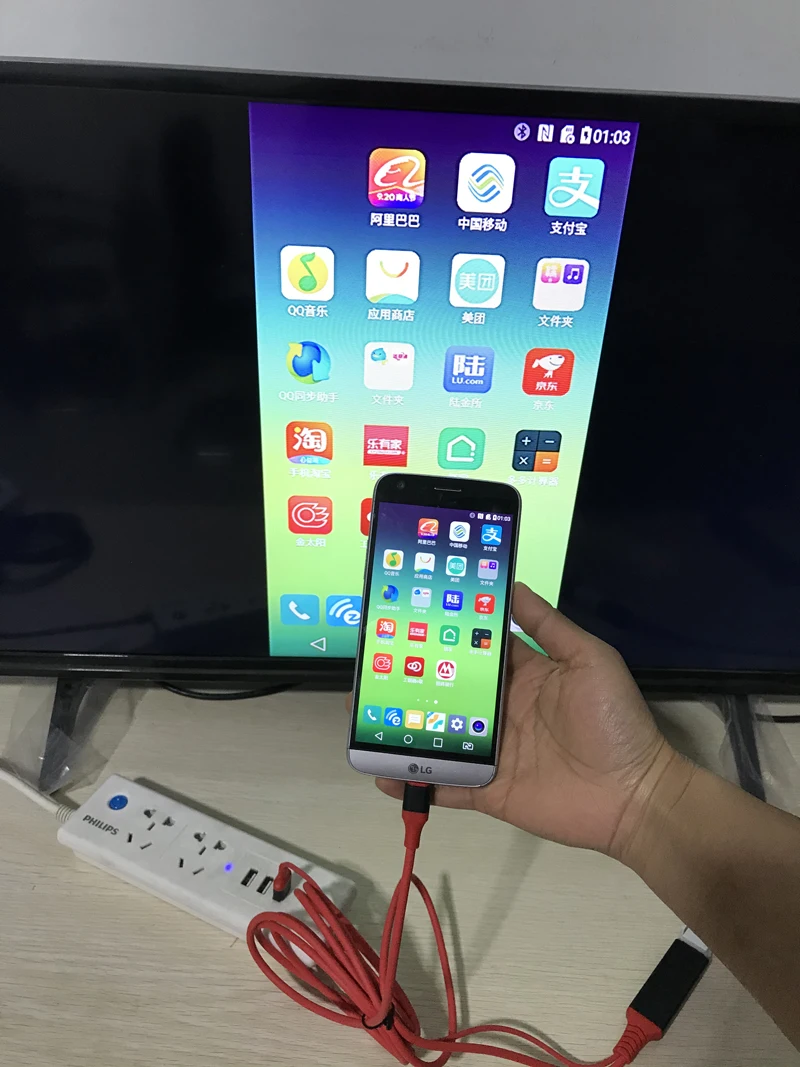 4K Type C HDMI адаптер HDTV видео кабель 1080P конвертер телефона на ТВ для macbook Samsung Galaxy S8 S9