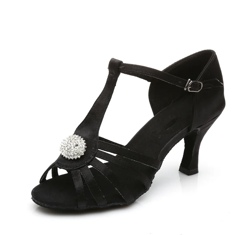 Женская обувь для латинских танцев на высоком каблуке; стразы; обувь для латинских танцев; zapatos de BAILE latino; профессиональная обувь для танго и сальсы; женская обувь