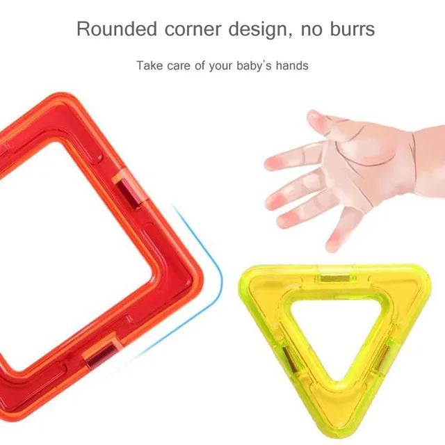 20-120PCS Big Size Magnetic Building Blocks Magnet Toys Designer Magnetic Blocks Educational Toy Constructor For Child 2