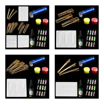 

Silicone Hairpin Mould Set Epoxy Resin Real Flower Hair Jewelry Making Mold Kit DIY Crafts