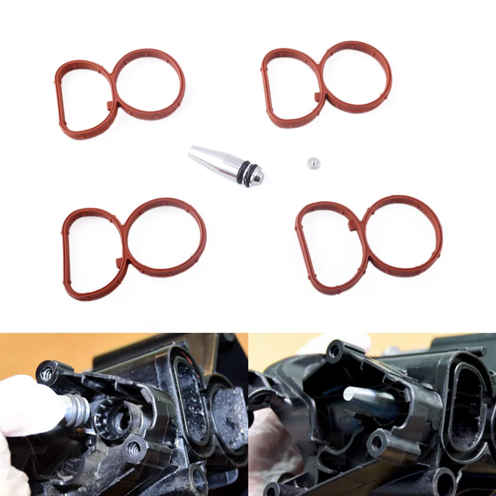 Swirl Flap Plug Blank Removal Replacement with Gaskets for BMW N47 2.0 D RS-CR1821